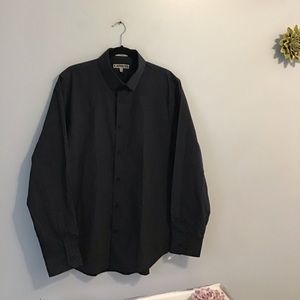 👔 NWT Men’s Express Pin Stripe Dress Shirt Sz L